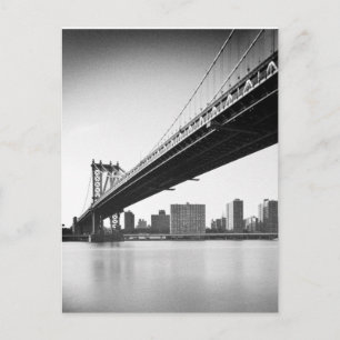 De Brug van Manhattan en horizon, New York, de Briefkaart