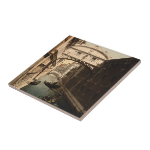 De brug van Sighs II, Venetië, Italië Tegeltje