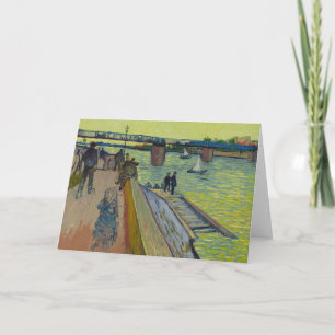 De brug van Trinquetaille   Vincent van Gogh Kaart