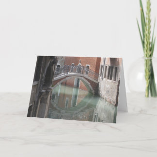 De brug van Venetië - notecard Kaart