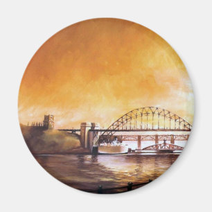 De bruggen, Newcastle upon Tyne Magnet Magneet