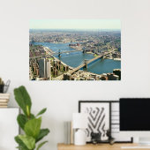 De bruggen van New York Poster (Thuiskantoor)