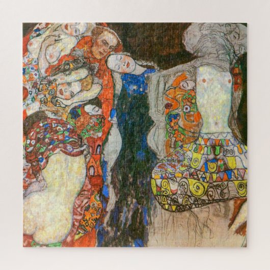 De bruid | Gustav Klimt | Legpuzzel (Verticaal)