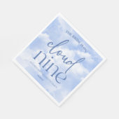 De Bruid Is In De Wolken Bachelorette Feest Servet (Hoek)