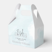 De bruid is op Cloud 9 Modern Chic Vrijgezellenfee Bedankdoosjes (Achterkant)