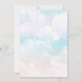 De bruid is op Cloud Nine Vrijgezellenfeest Kaart (Achterkant)