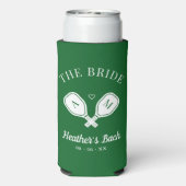 De Bruid Laatste Swing Pickleball Bachelorette (Seltzer Achterkant)