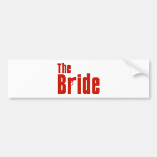 De bruid (maffia Red) Bumpersticker