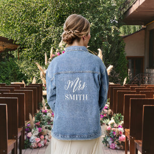 De bruid mevrouw denim jacket