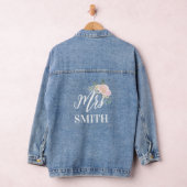 De Bruid Mrs. Roze Bloemenboeket Denim Jacket (Hangar)