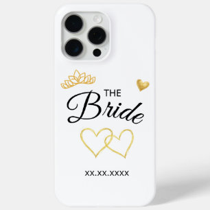 De Bruid Trouwdatum Elegant Ontwerp iPhone 15 Pro Max Hoesje