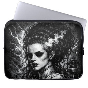 De bruid van Frankenstein — Herrezen door BurnsInH Laptop Sleeve