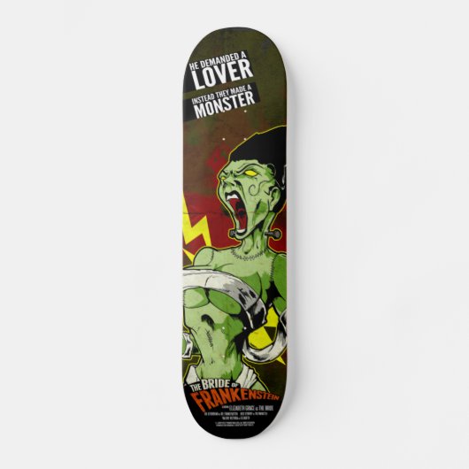 De Bruid van Frankenstein Skateboard (Voorkant)