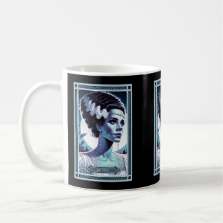 De bruid van Frankenstein Tarot Kaart Koffiemok