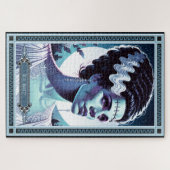 De bruid van Frankenstein Tarot Kaart Legpuzzel (Horizontaal)
