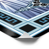 De bruid van Frankenstein Tarot Kaart Perfect Poster (Hoek)