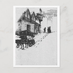 De Bruid van Kerstmis Feestdagenkaart