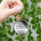 De bruid zwart-wit aangepaste Sleutelhangers (Hand)