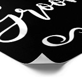De bruidegom & bruid bruiloft matching poster (Hoek)
