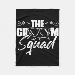 De Bruidegom Squad Sungles Trouw Bruiloft Jonggeze Fleece Deken