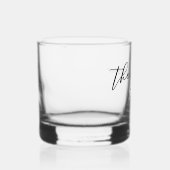 De bruidegom  vrijgezellenfeest bruiloft whisky glas (Rechts)