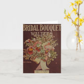 De bruids Wals van het Boeket Kaart (Gele Bloem)