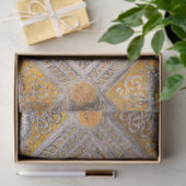 De bruidskamer, plafond door Andrea Mantegna Tissuepapier (Geschenk)