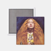 De bruidsmeisje, circa 1851 door John Everett Mill Magneet (Voorkant / Achterkant)