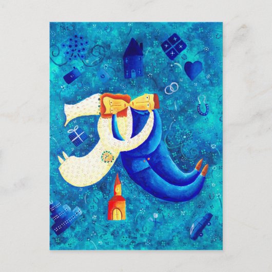 De Bruiloft Briefkaart (Voorkant)