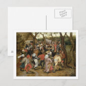 De bruiloft briefkaart (Voorkant / Achterkant)