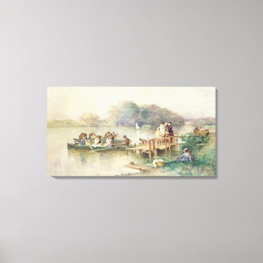 De bruiloft canvas afdruk (Voorkant)