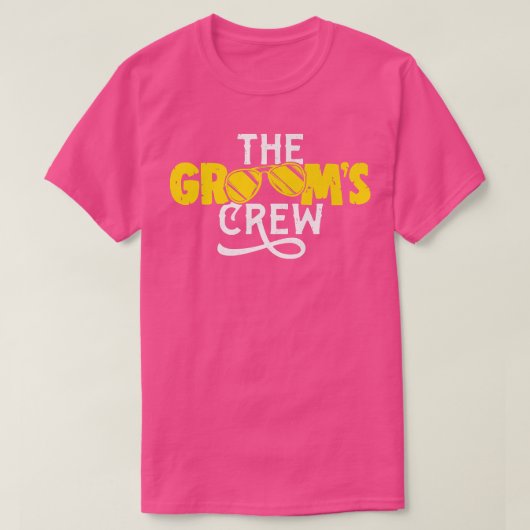 De Bruiloft Crew Trouwen Grappig Afscheid Van De V T-shirt (Design voorkant)