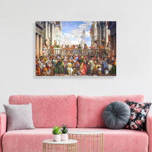De bruiloft in Canada   Paolo Veronese   Canvas Afdruk