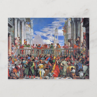 De bruiloft op Cana, die op Cana weduwt, Briefkaart