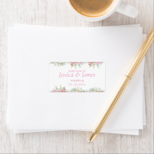 De bruiloft Planner, Elegant Floral Sophisticated Etiket