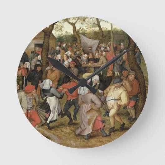 De bruiloft ronde klok (Voorkant)