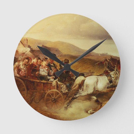 De bruiloft ronde klok (Voorkant)