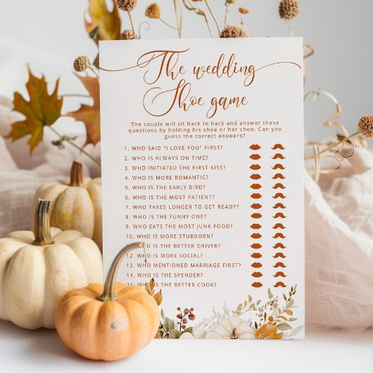De bruiloft schoen spel terracota herfst bruids sp