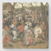 De bruiloft stenen onderzetter (Voorkant)