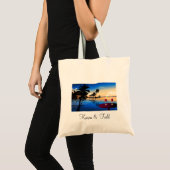 De bruiloft van de bestemming = pas met uw eigen n tote bag (Voorkant (product))