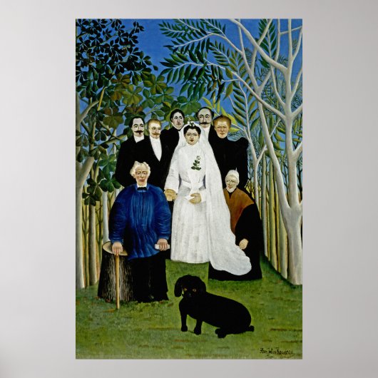 De bruiloft van Henri Rousseau Poster (Voorkant)