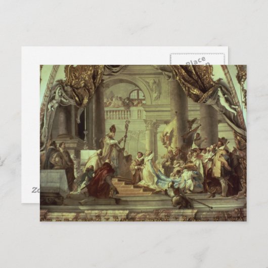 De bruiloft van keizer Frederick Barbarossa Briefkaart (Voorkant / Achterkant)