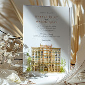 De bruiloft van Rookery Chicago Kaart