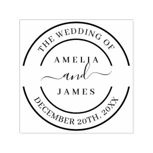 De bruiloft van Self-ink trouwstempel Zelfinktende Stempel