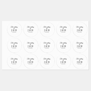 De bruiloft van voeg koppelnaam initiaal briefdatu labels