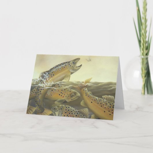 De bruine Kaart van de Forel (Voorkant)