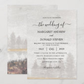 De bruinrivieren en bomen worden uitgenodigd voor kaart (Voorkant / Achterkant)