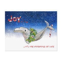 De Bruinvis van de Dolfijn van Kerstmis van de