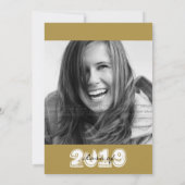 De bruisende Partij van de Foto van de Afstuderen Kaart (Achterkant)