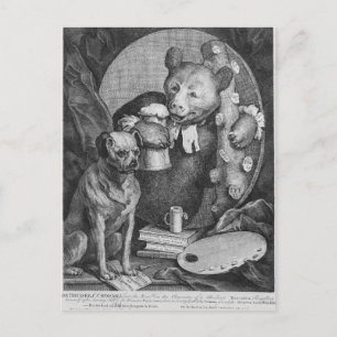 De Bruiser Charles Churchill, ooit de Briefkaart